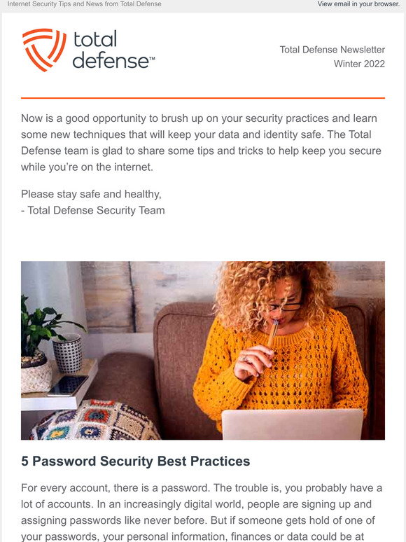 Winter Newsletter  Total Defense