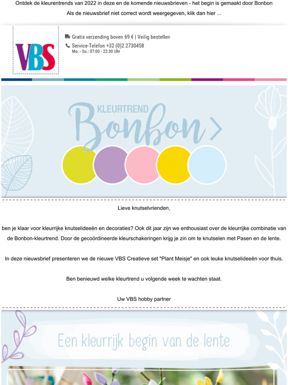 De kleuren van de lente