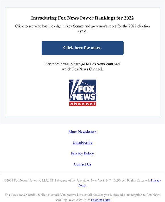 Fox News: Introducing Fox News Power Rankings for 2022 | Milled