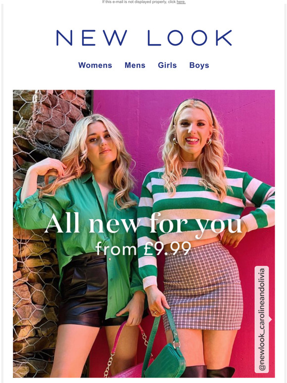 New Look Email Newsletters Shop Sales, Discounts, and Coupon Codes