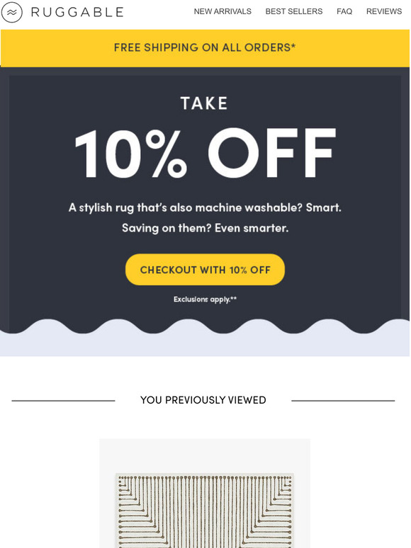 Ruggable You will be FLOORED by this offer! Milled