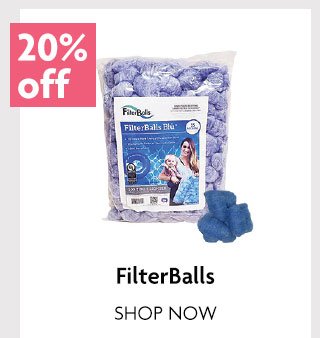 20% off filter balls
