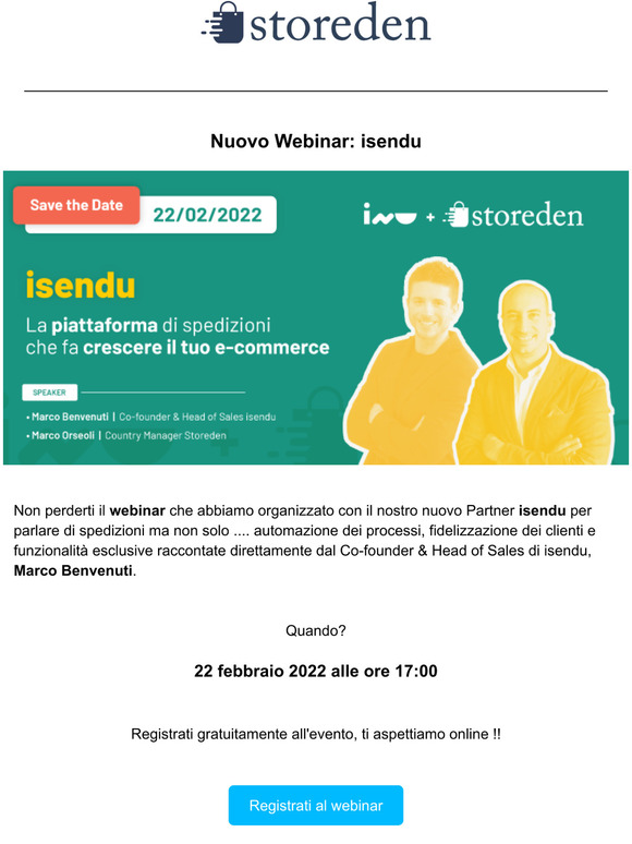 Webinar isendu: