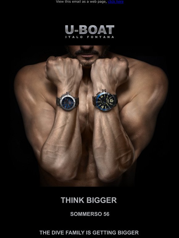 THINK BIGGER WITH U-BOAT SOMMERSO 56