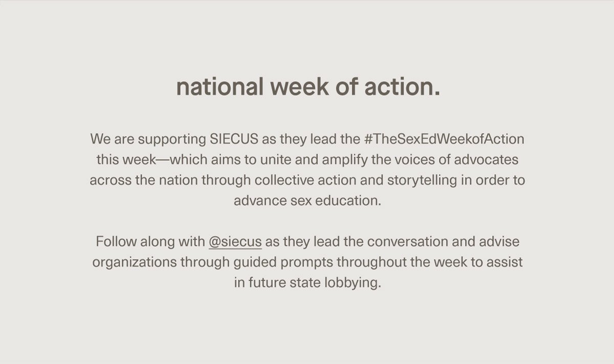 national week of action.