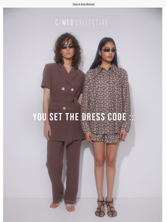 Cameo The Label Dress code What to wear when you don't know the dress