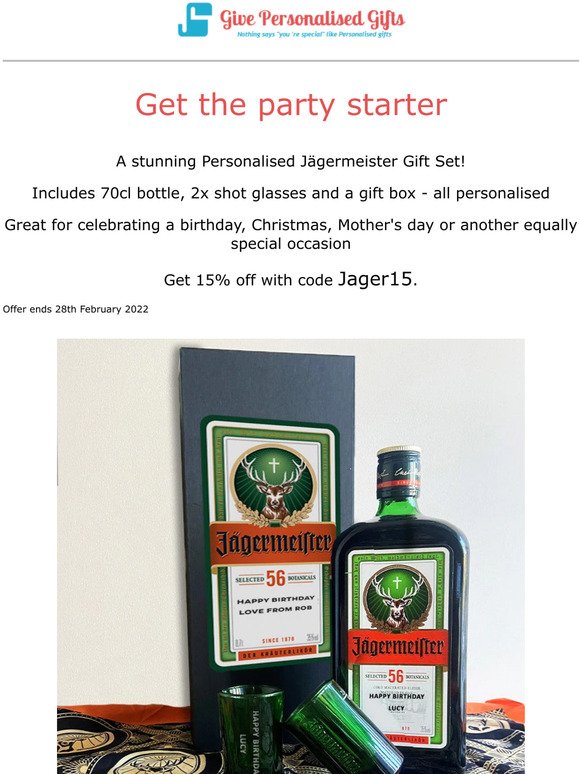 Get the party starter