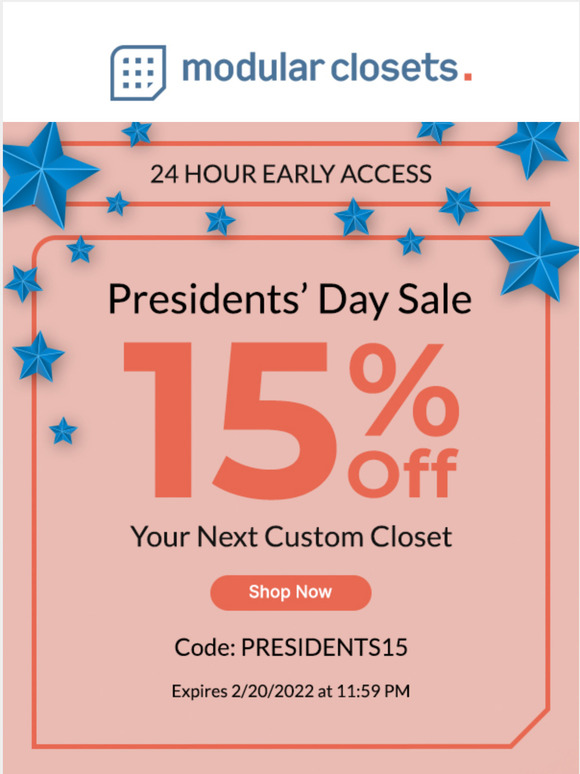 Modular Closets Pssst You're the First to Know About This Milled