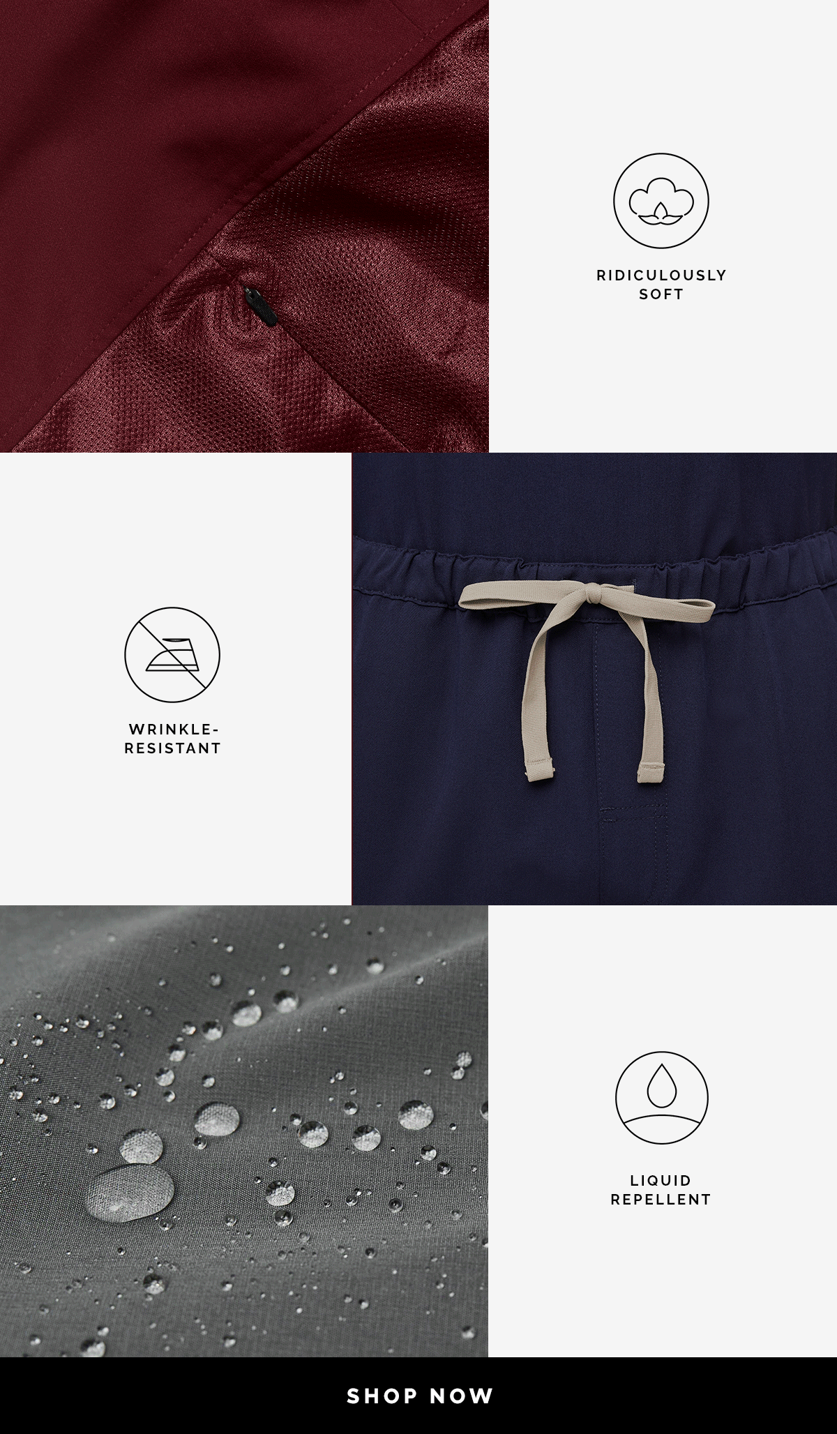 FIGS Core Colors. Awesome Styles. For Every Shift. Milled