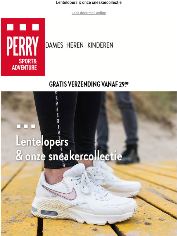 Perry Sport: Nu 30% korting op sneakers \u0026 slippers! | Milled