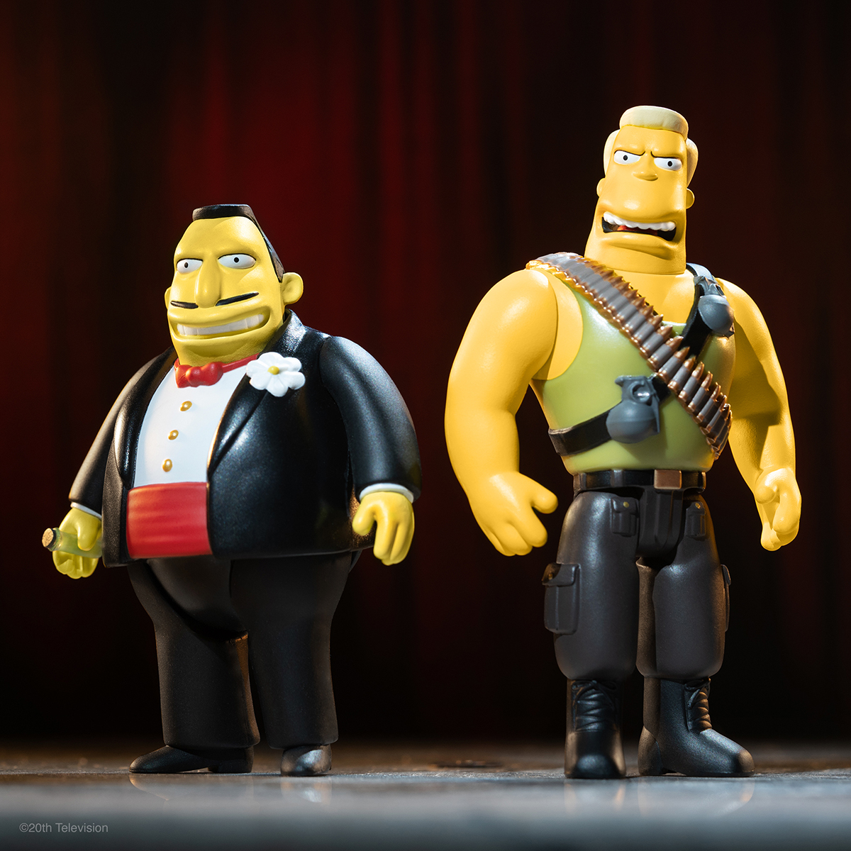 Super7 The Simpsons McBain ReAction Figures! Milled