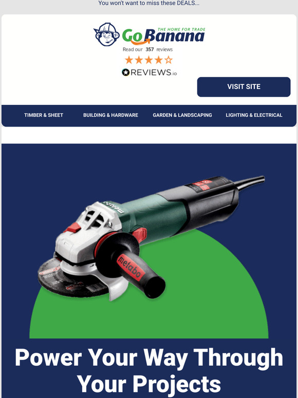 Powerful TOOLS, Powerful PRICES