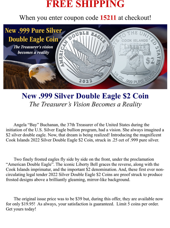 National Collector's Mint Free Shipping! NEW RELEASE 2022 Silver