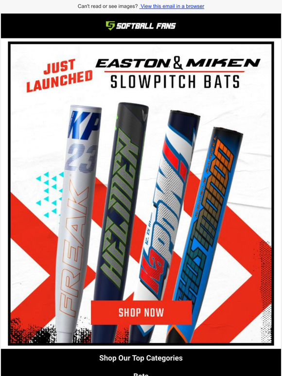 JUST LAUNCHED: Easton and Miken Slowpitch Bats!