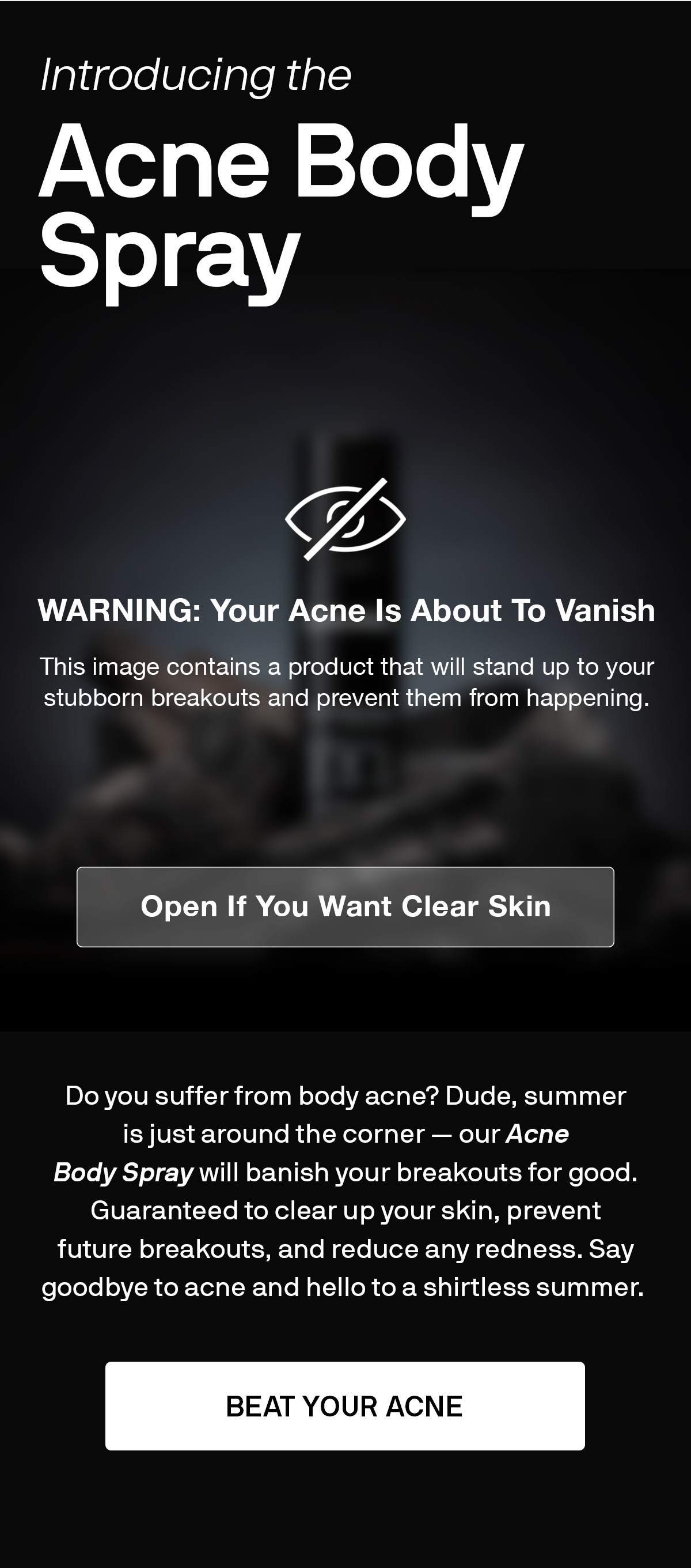 Black Wolf Nation Beat acne for good Milled