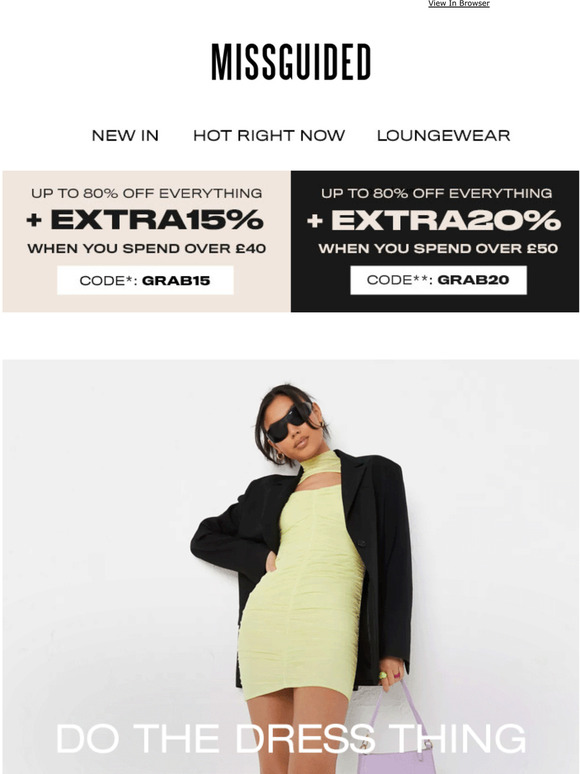 Missguided Do the dress thing Milled