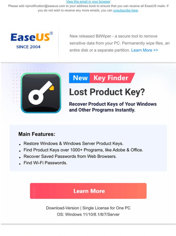 Lost Product Key? Recover and Backup All Your Product Keys.