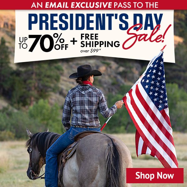 President's Day Sale! Up to 70% Off + Free Shipping over $99*