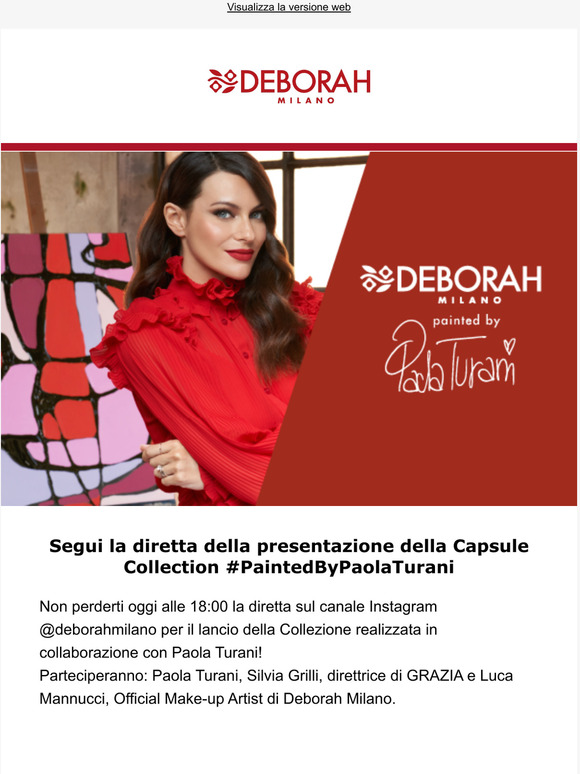 Segui la diretta Instagram stasera con Paola Turani