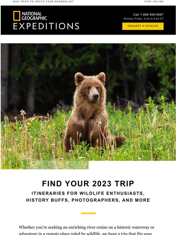 national geographic best trips 2023