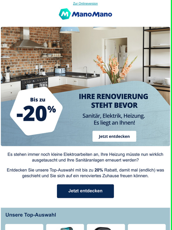 Wie steht es um Ihre Renovierung?