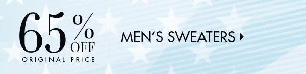 65% Off Original Price Men's Sweaters