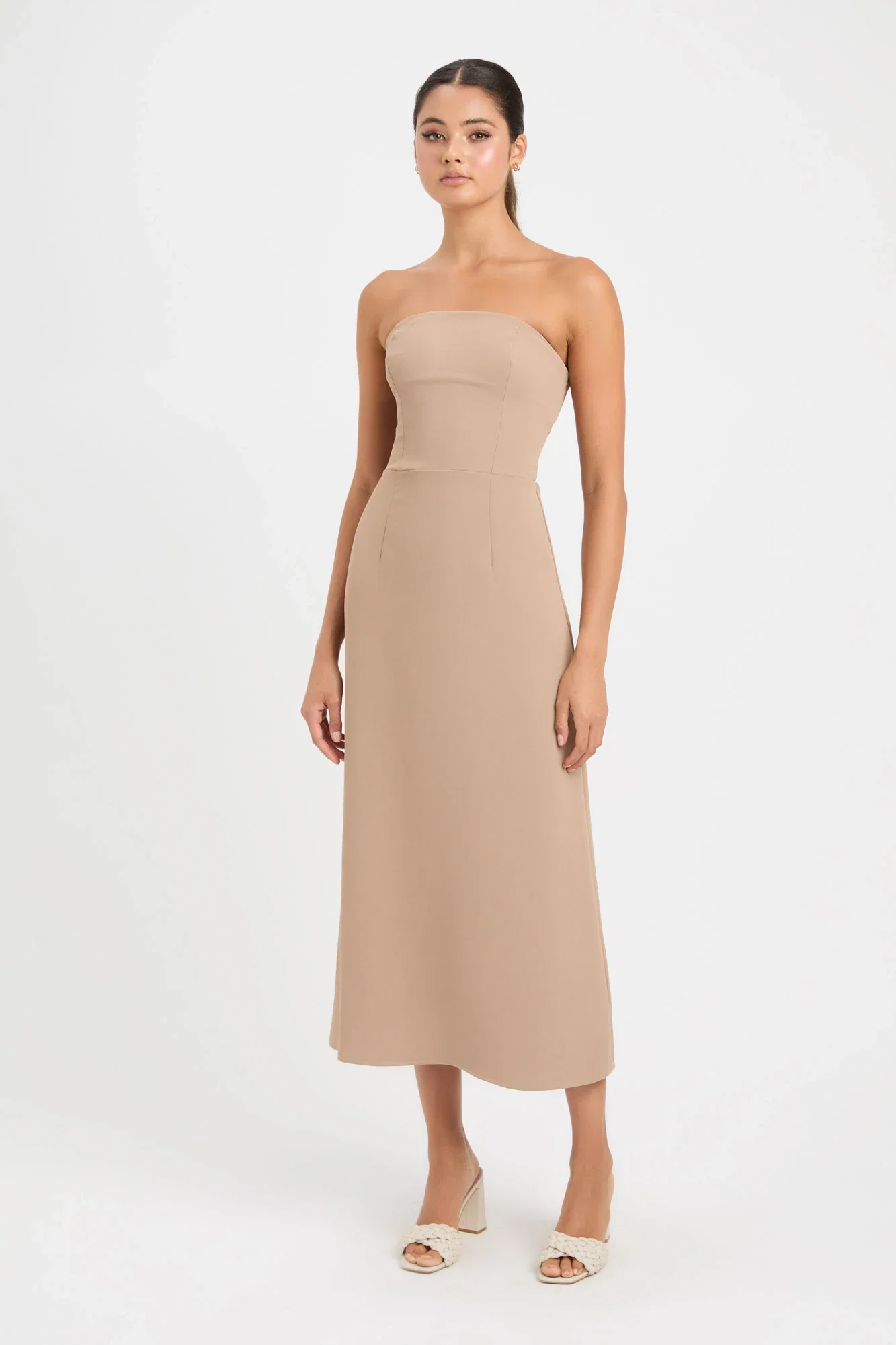 Image of Alpha Strapless Dress