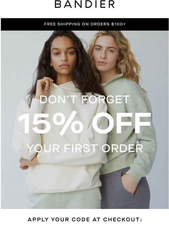 Bandier Your Exclusive 15 Off Discount Inside Milled