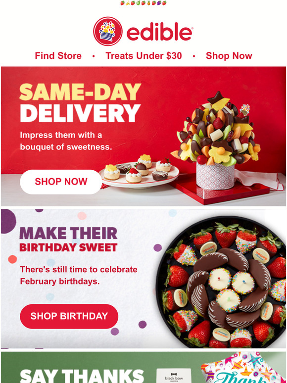 Edible Arrangements Sameday Deliciousness Milled