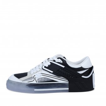 Transparent Cut-Out Low Sneakers