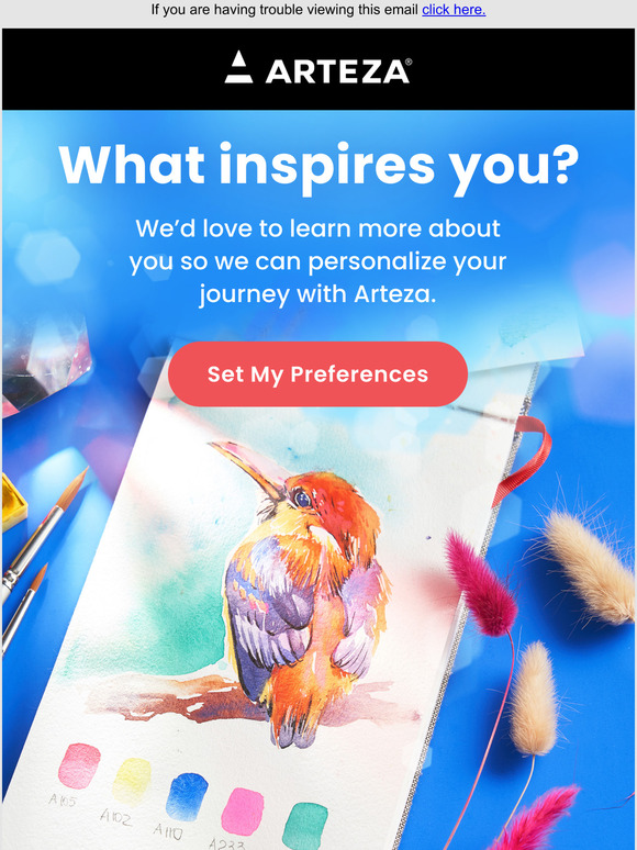 Arteza® Art Supplies Email Newsletters Shop Sales, Discounts, and