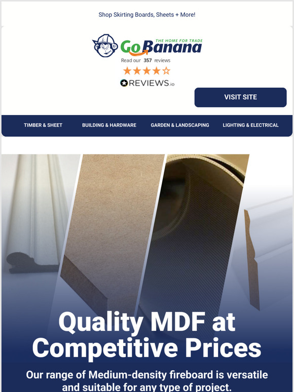 Unmissable DEALS on MDF