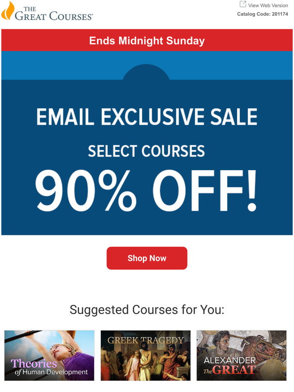 The Great Courses: Select Courses on Sale Starting at $14.95 | Milled