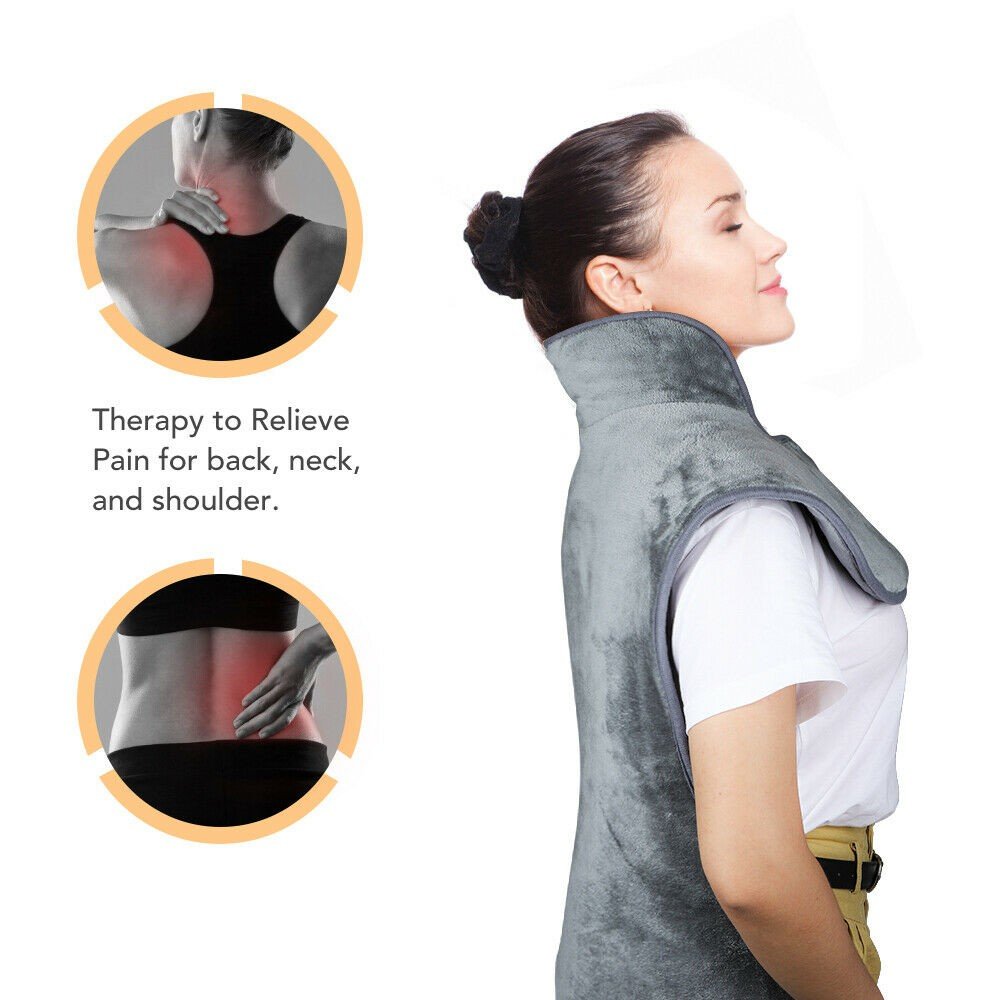 Therapy to relieve pain on your back, neck and shoulders.