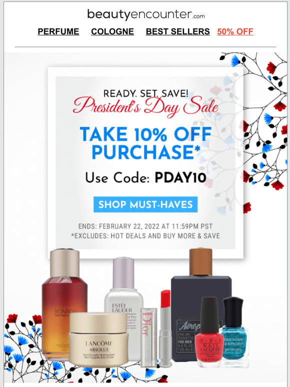 Starts today! Shop our President's Day Sale -