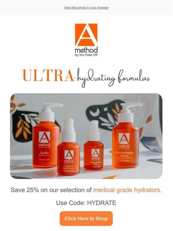  SALE ENDS TODAY - SAVE 25% on Hydrators