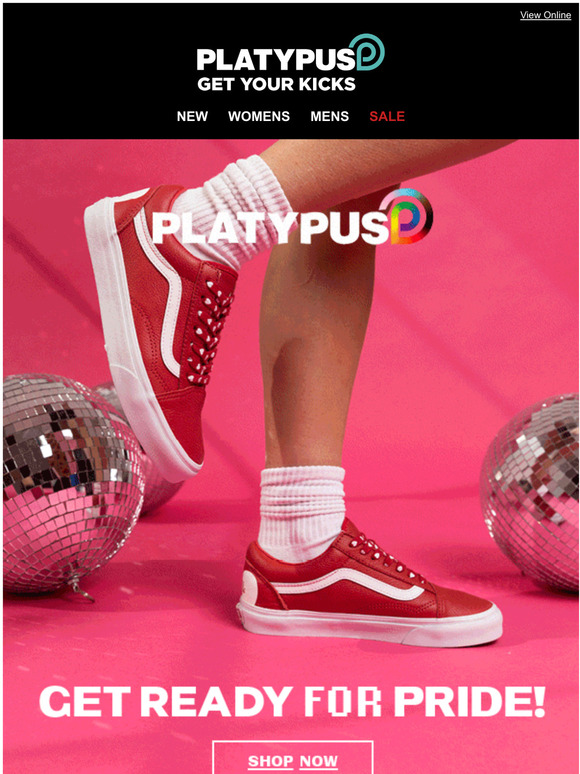 Platypus Shoes Get ready for Pride! Milled