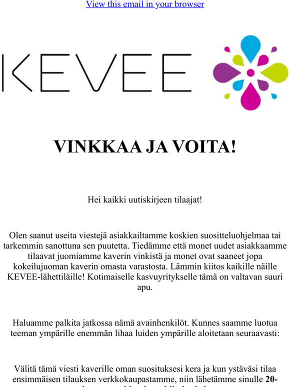 VINKKAA JA VOITA!