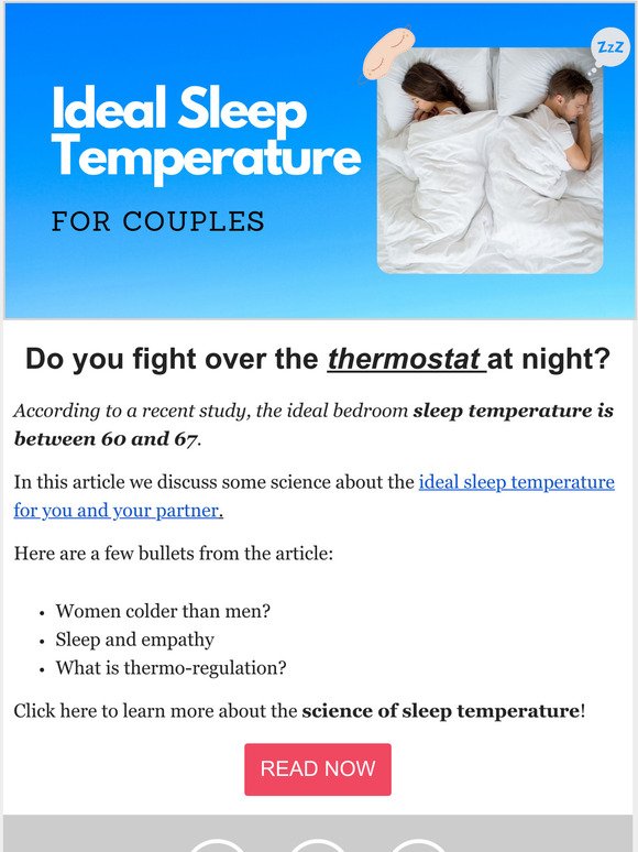 You sleep at WHAT temperature?