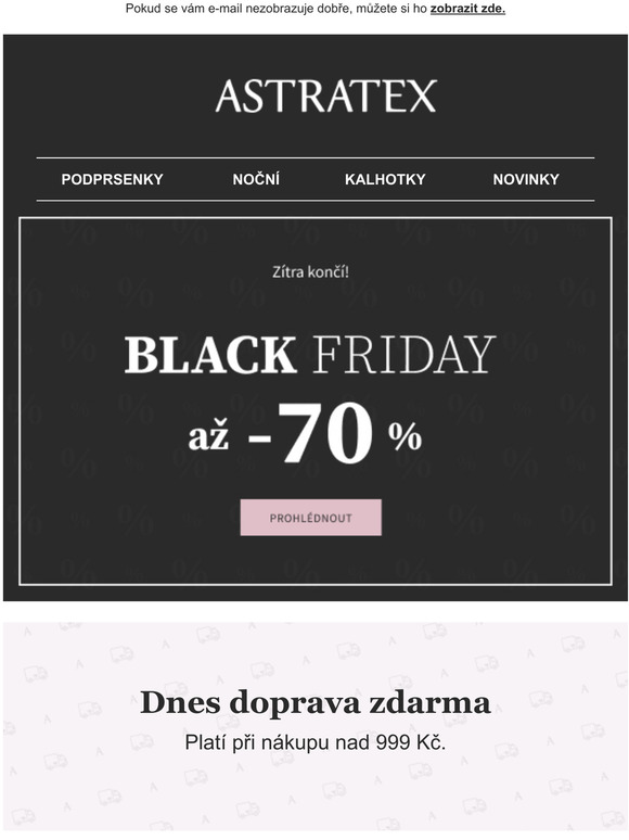 Vybarven novinky, doprava zdarma a a 70% slevy.