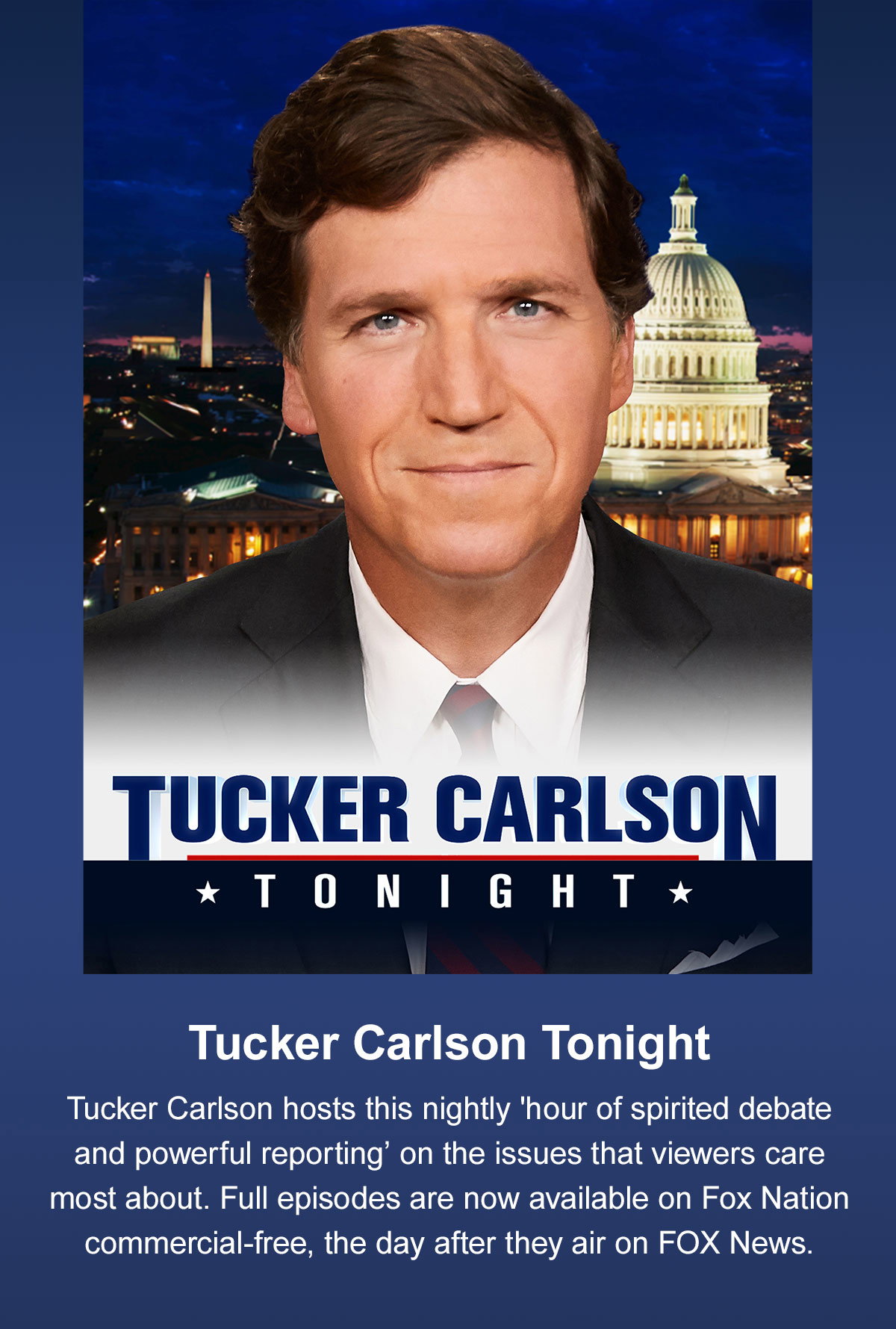Can I Watch Tucker Carlson Live On Fox Nation