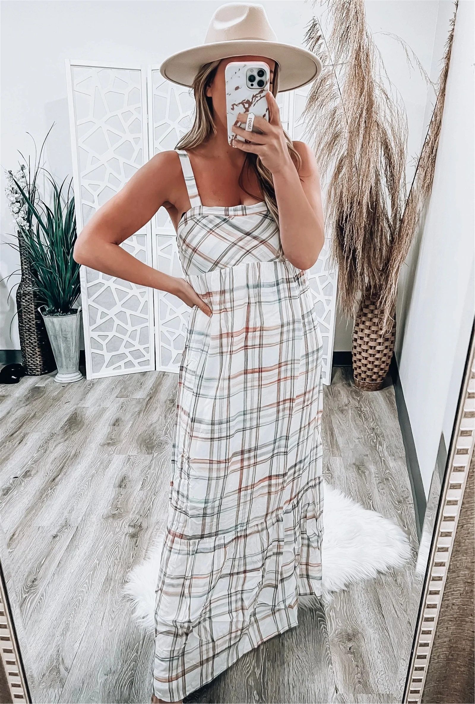 Checkered Out Maxi Dress