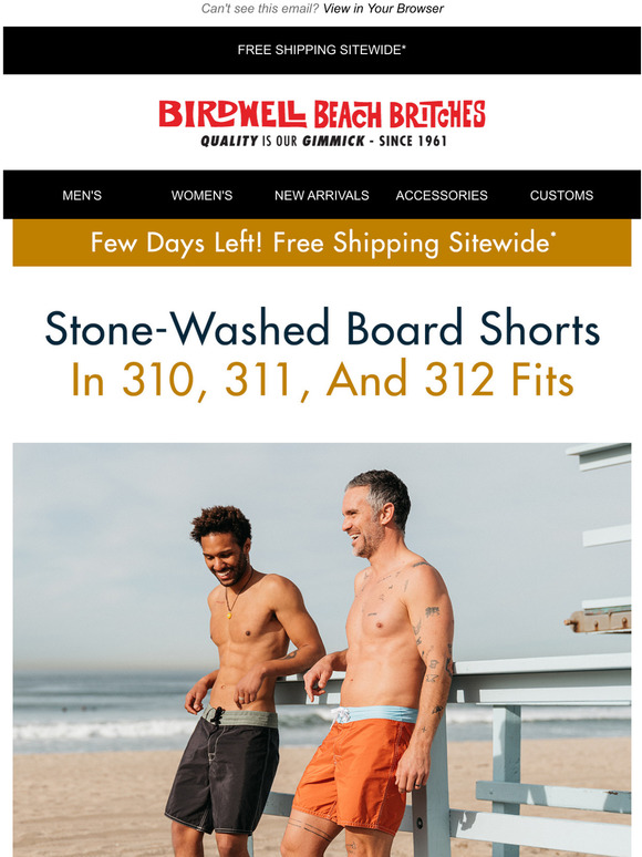 Birdwell Beach Britches: Your Favorite Birdwell Board Shorts Just