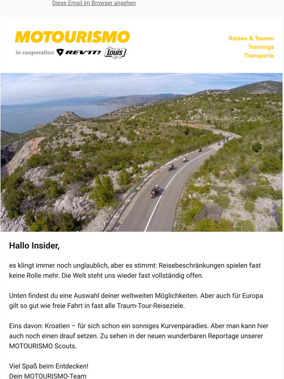 Freie Fahrt in Europa / Scouts auf Kroatien-Traumtour  mit Begleitschiff!