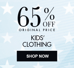 65% Off Original Price Kids’ Clothing