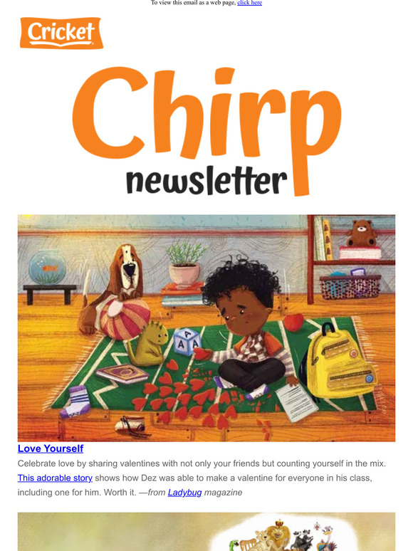 Chirp: Love Yourself, A Nosy Hippo, Truth About Tubman, & More!