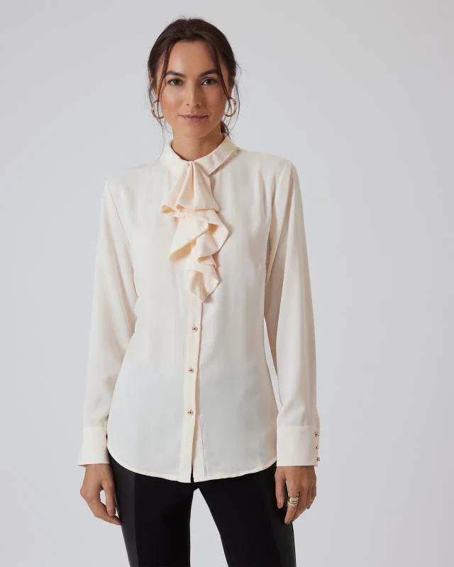 Bluse mit Volant