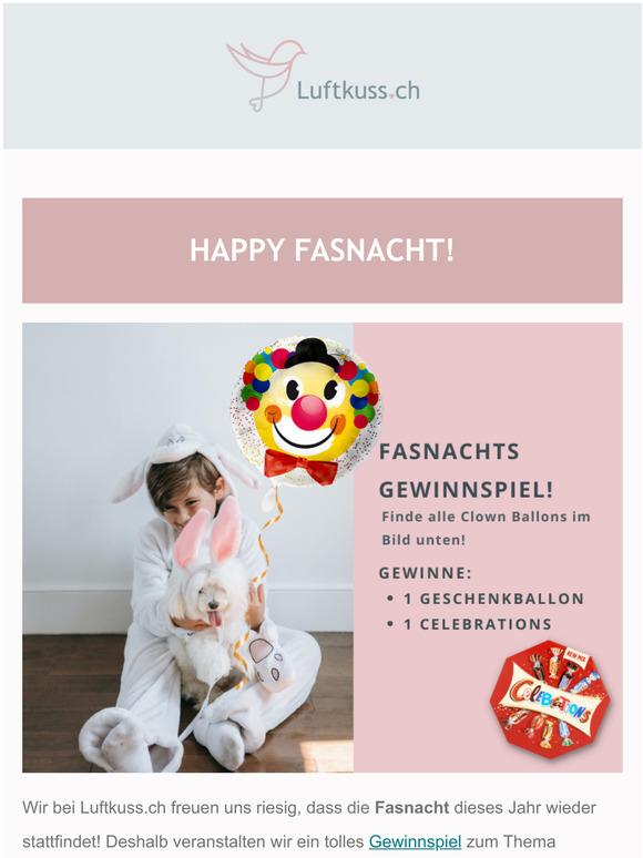 donballon: Happy Fasnacht - mit Ballons ist der Spass vorprogrammiert ...