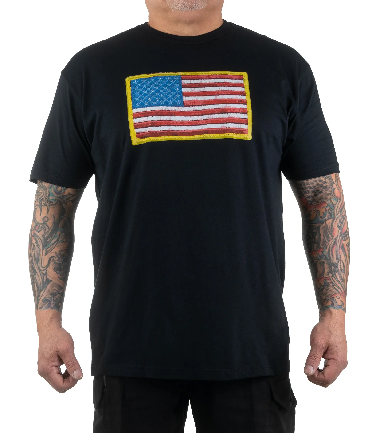 Image of Men's Flag Patch T-Shirt