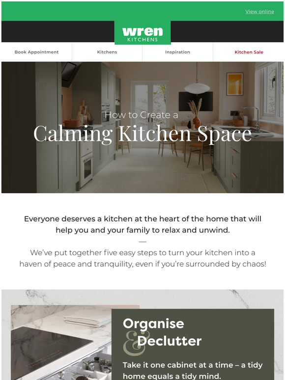 How to create a calming kitchen space